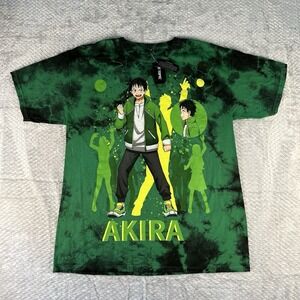 Tokyo Ghoul Akira Anime Tie Dye T Shirt Hot Topic Green Graphic Tee Mens M